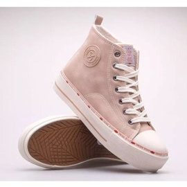 Cross Jeans Les baskets pour femmes croisent les jeans KK2R4045c rose 3