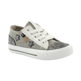 Baskets nouées Big star 374069 gris 1