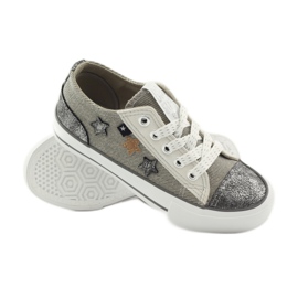 Baskets nouées Big star 374069 gris 3