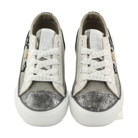 Baskets nouées Big star 374069 gris 4