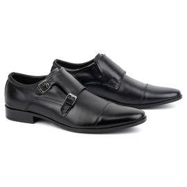 Olivier Chaussures habillées en cuir Monki 306LU noir 2