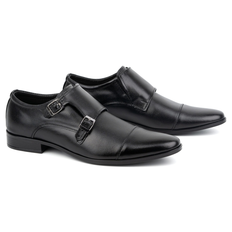 Olivier Chaussures habillées en cuir Monki 306LU noir 2