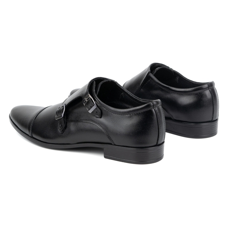 Olivier Chaussures habillées en cuir Monki 306LU noir 3