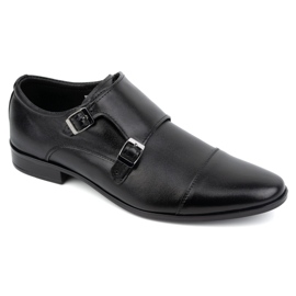Olivier Chaussures habillées en cuir Monki 306LU noir 5