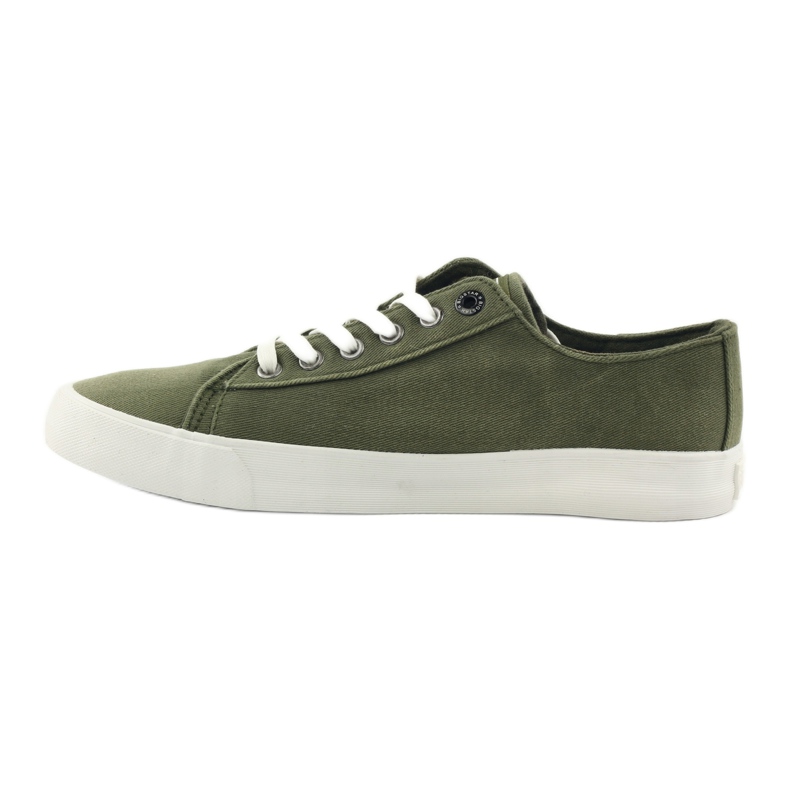 Baskets sneakers Big star 174315 jeans kaki vert 2 Baskets sneakers Big star 174315 jeans kaki vert 2