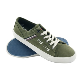 Baskets sneakers Big star 174315 jeans kaki vert 3 Baskets sneakers Big star 174315 jeans kaki vert 3