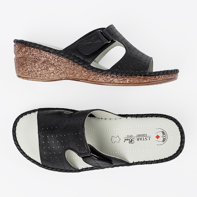 J. Star Quartiers noirs avec découpes le noir 1