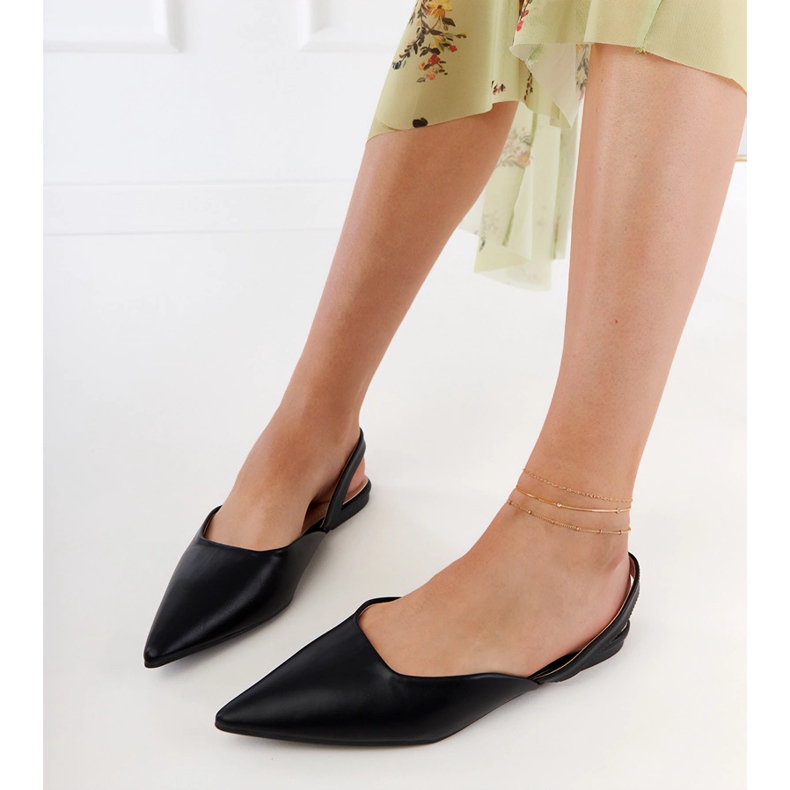 Talons plats noirs le noir 1