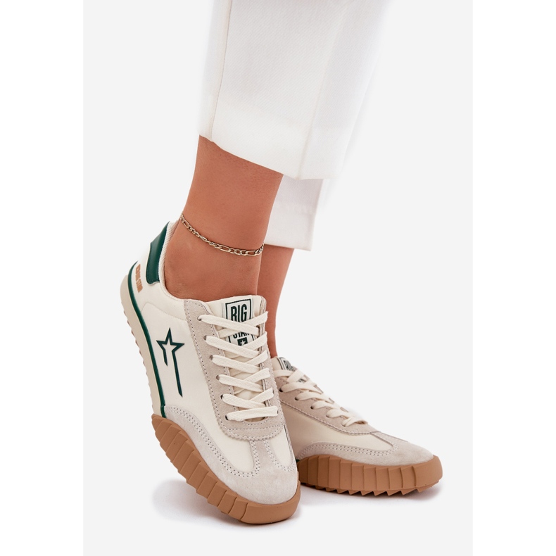 Big Star NN274867 baskets basses pour femmes beige 1