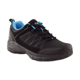 DK 18108 chaussures de randonnée softshell noires bleu 1
