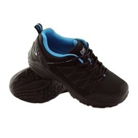 DK 18108 chaussures de randonnée softshell noires le noir bleu 3