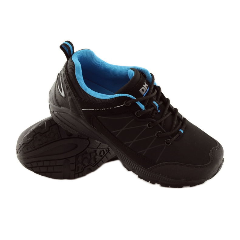 DK 18108 chaussures de randonnée softshell noires le noir bleu 3