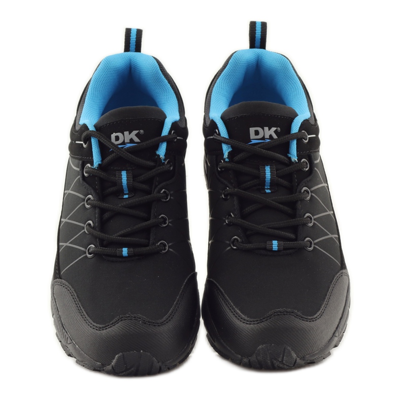 DK 18108 chaussures de randonnée softshell noires bleu 4
