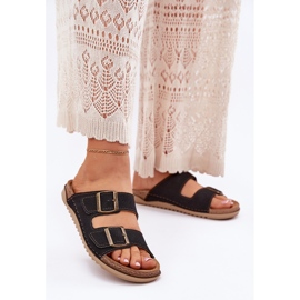 Inblu aa000068 tongs préventifs noir 2