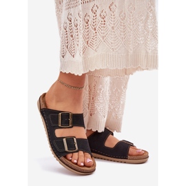 Inblu aa000068 tongs préventifs noir 1