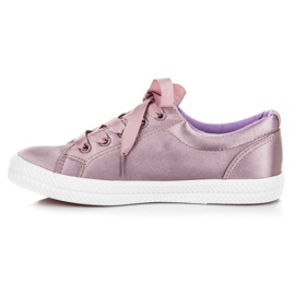 Kylie Baskets en satin violet 1 Kylie Baskets en satin violet 1