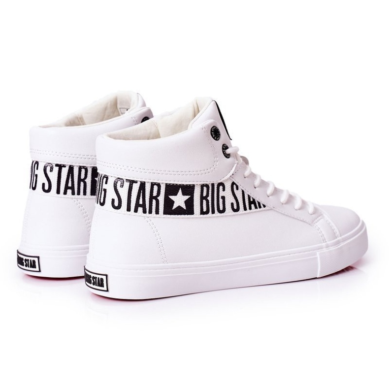 Baskets Homme Low Big Star High Blanc EE174340 4