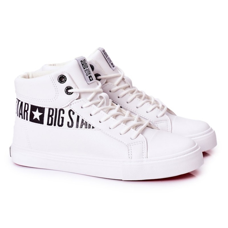 Baskets Homme Low Big Star High Blanc EE174340 3