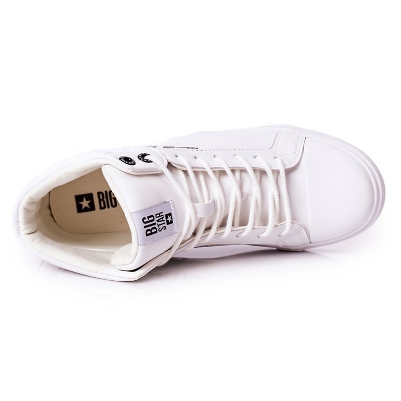 Baskets Homme Low Big Star High Blanc EE174340 blanche 1