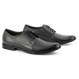 Olivier Chaussures masculines Cuir formel 292L Gris 3