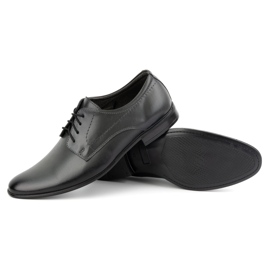 Olivier Chaussures masculines Cuir formel 292L Gris 4