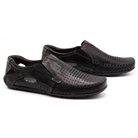 Olivier Laceurs pour hommes 901 pour le visage noir d'été le noir 2