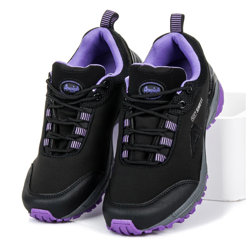 American Club Chaussures de sport softshell le noir 1