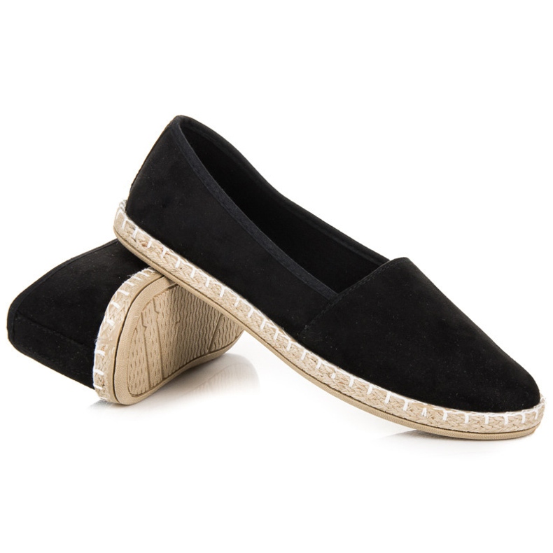 Espadrilles en daim le noir 1