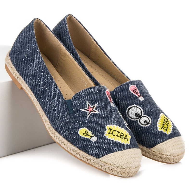 Seastar Espadrilles avec patchs bleu 1