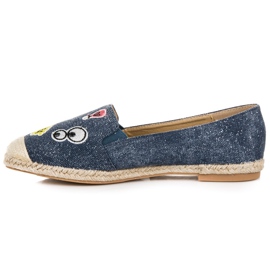 Seastar Espadrilles avec patchs bleu 3