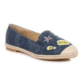 Seastar Espadrilles avec patchs bleu 2