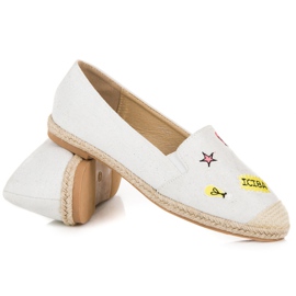 Seastar Espadrilles avec patchs blanche 4