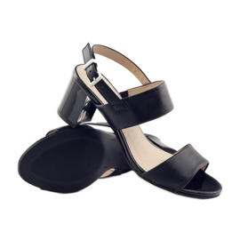 Caprice 28302 sandales noires le noir 3