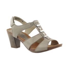 Caprice sandales chaussures pour femmes avec velcro 28309 brun multicolore 1 Caprice sandales chaussures pour femmes avec velcro 28309 brun multicolore 1