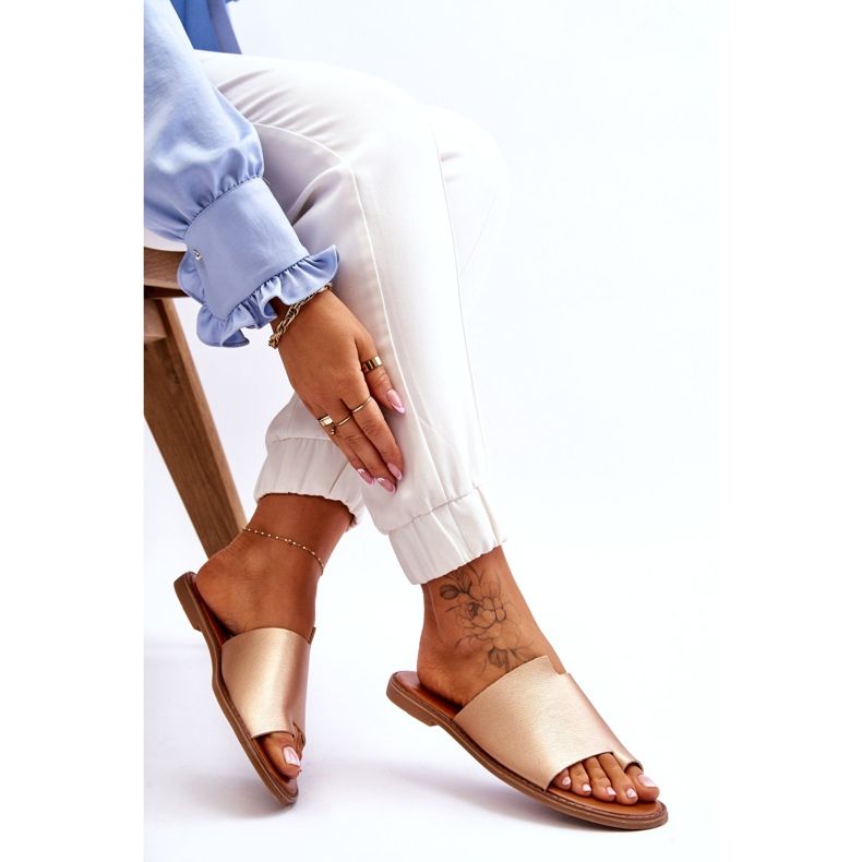 Evento Éco-cuir de femme Goln Golden Golden d'or 3