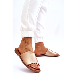 Evento Éco-cuir de femme Goln Golden Golden doré 5