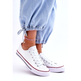 Baskets classiques Blanc des femmes basses blanche 2