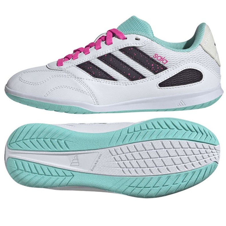 Adidas Super Sala III dans JR5400 Chaussures de football blanche 1