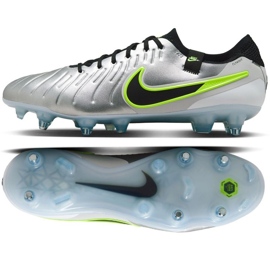 Nike Tiempo Legend 10 Elite Sg-Pro AC DV4329-001 Chaussures de football argent 1