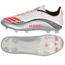 Adidas F50 Messi League FG / MG JP7446 Chaussures de football blanche 1