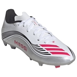 Adidas F50 Messi League FG / MG JP7454 Chaussures de football blanc 2