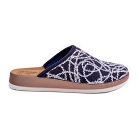 Chaussons Femme Brillants Inblu CT000028 Bleu Marine 6