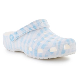 Crocs Classic Gingham Clog 211006-16 blanc 1