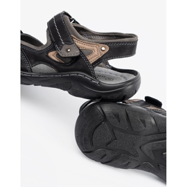 Sandales fermeture scratch le noir 1