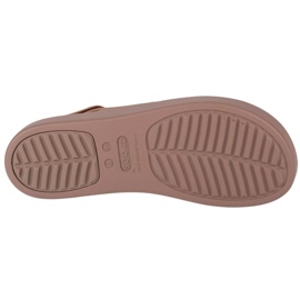 Crocs Brooklyn Low Sandales compensées 206453-2EL beige 4