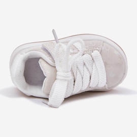 Sneakers Sports Chaussures pour le cœur des enfants blanche 2