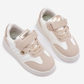 Baskets baskets baskets sur velcro beige 2