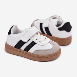 Baskets Sneakers Sneakers avec velcro blanche 2