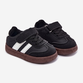 Sneakers pour enfants noirs chaussures de sport le noir 1