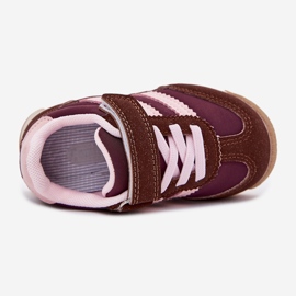Sneakers pour enfants Sports Chaussures pour Velcro brun 2